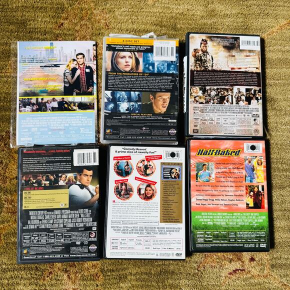 Variety of 6 DVDs including Wall Street Tested and Working - Picture 2 of 2